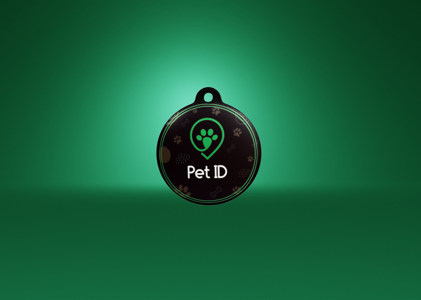 Green - Pet ID Tag