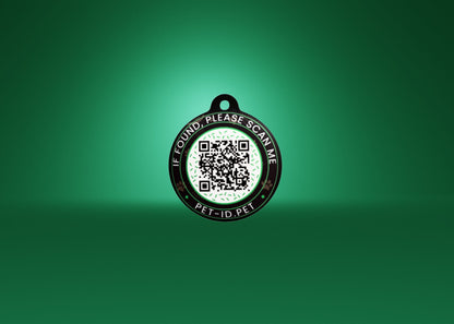 Green - Pet ID Tag