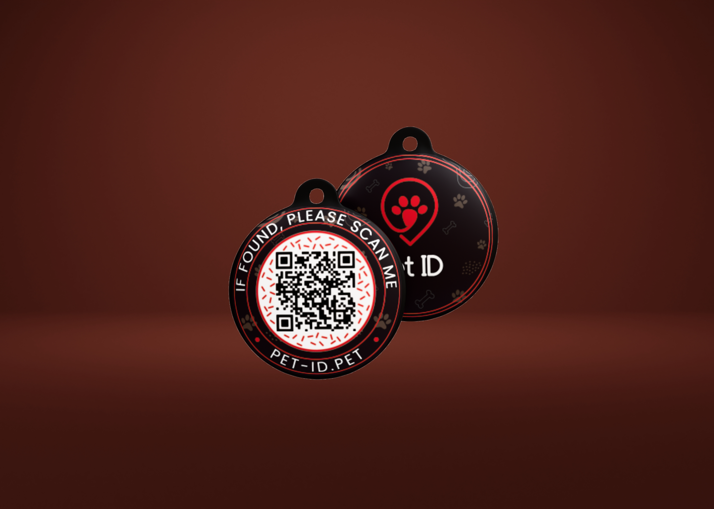 Red - Pet ID Tag