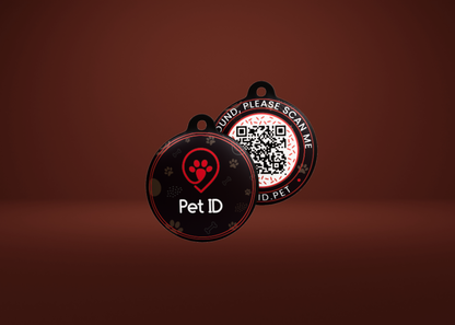 Red - Pet ID Tag